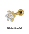 Beautiful Flower Ear Piercing TIP-2411m