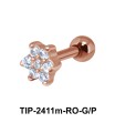 Beautiful Flower Ear Piercing TIP-2411m
