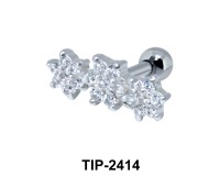 Flower Helix Ear Piercing TIP-2414
