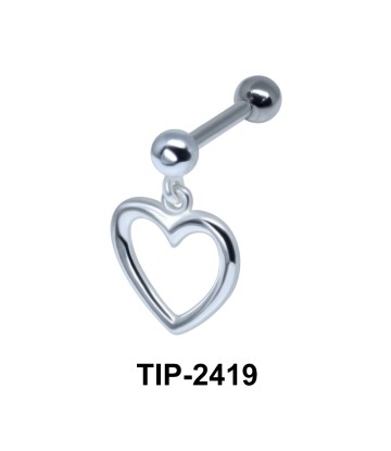 Heart Shaped Helix Ear Piercing TIP-2419
