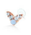 Opal Tragus Piercing TRP-2047