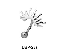 Sunrays Patterned Belly Piercing UBP-23s