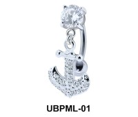 Sparkling Anchor Shaped Underwater Belly UBPML-01