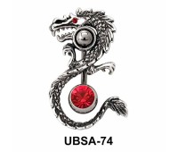 Dragon Shaped Belly Piercing UBSA-74