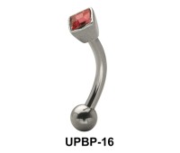 Square Heart Upper Belly Piercing UPBP-16