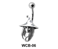Witch Face Fascinating Belly Piercing WCB-06