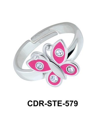 Kid Rings Butterfly Shaped CDR-STE-579