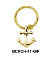 Anchor Shaped Closure Rings Charm BCRCH-41