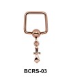 Cross Shaped Helix Ear Piercing BCRS-03