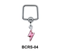 Thunderbolt Shaped Helix Ear Piercing BCRS-04