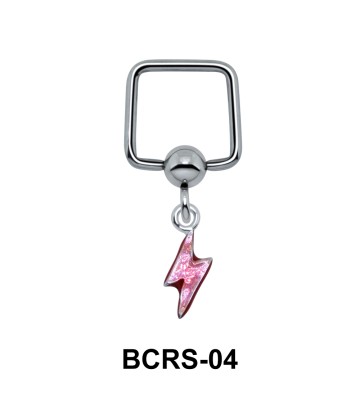 Thunderbolt Shaped Helix Ear Piercing BCRS-04