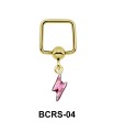 Thunderbolt Shaped Helix Ear Piercing BCRS-04