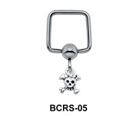Danger Sign Shaped Helix Ear Piercing BCRS-05