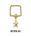 Danger Sign Shaped Helix Ear Piercing BCRS-05