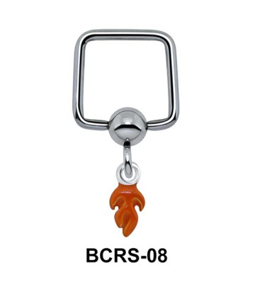 Flame Shaped Helix Ear Piercing BCRS-08