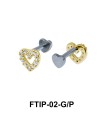 Romantic Passion Helix Ear Piercing FTIP-02