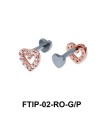 Romantic Passion Helix Ear Piercing FTIP-02