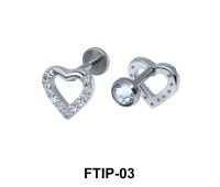Romantic Passion Helix Ear Piercing FTIP-03