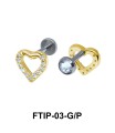 Romantic Passion Helix Ear Piercing FTIP-03