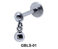 Ball Shaped External Dangling Ear Piercing GBLS-01 
