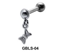 Hanging Bow external Ear Piercing GBLS-04