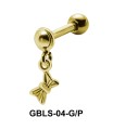 Hanging Bow external Ear Piercing GBLS-04