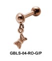 Hanging Bow external Ear Piercing GBLS-04