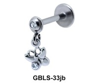 Stone Set in Butterfly External Dangling GBLS-33jb