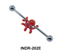 Enamel Octopus Industrial Piercing INDR-202E 