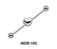 Heart In Industrial Piercing INDR-105