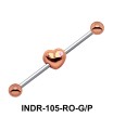 Heart In Industrial Piercing INDR-105