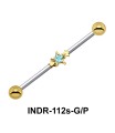 Brass Star Industrial Piercing INDR-112s