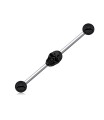 Skull on Industrial Piercing INDR-114