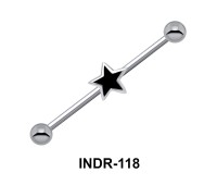 Enamel Star Industrial Piercing INDR-118