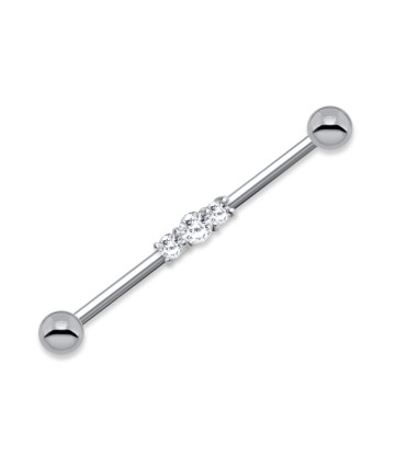 CZ Studded Industrial Piercing INDR-122