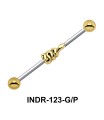 Coiled Snake Industrial Piercing INDR-123