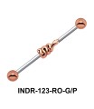 Coiled Snake Industrial Piercing INDR-123