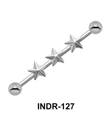 Triple Star Industrial Piercing INDR-127