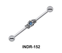 Floral Tribute Industrial Piercing INDR-152