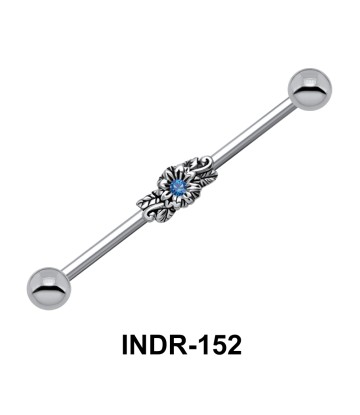 Floral Tribute Industrial Piercing INDR-152
