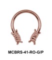 Knot Circular Barbells Face Piercing MCBRS-41