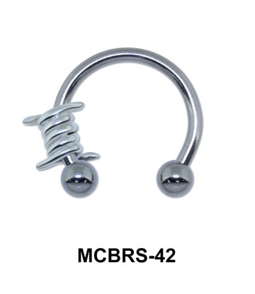 Knot Circular Barbells Face Piercing MCBRS-42