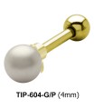 Big Pearl Set Helix Piercing TIP-604