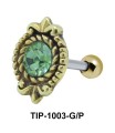 Oval Shaped Helix Ear Piercing TIP-1003 