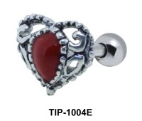 Heart Shaped Helix Ear Piercing TIP-1004E