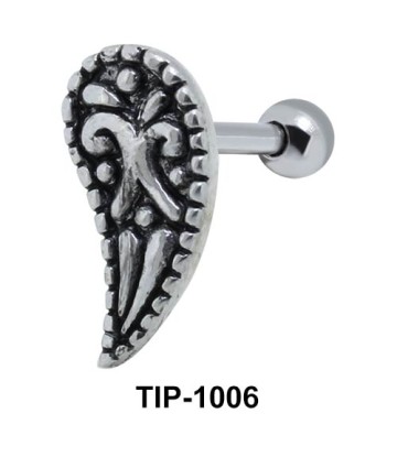 Comma Shaped Helix Ear Piercing TIP-1006