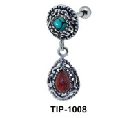 Traditionally Designed Upper Ear Piercing TIP-1008