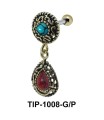 Traditionally Designed Upper Ear Piercing TIP-1008