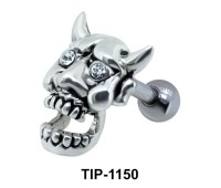 Devil Face Shaped Helix Piercing TIP-1150