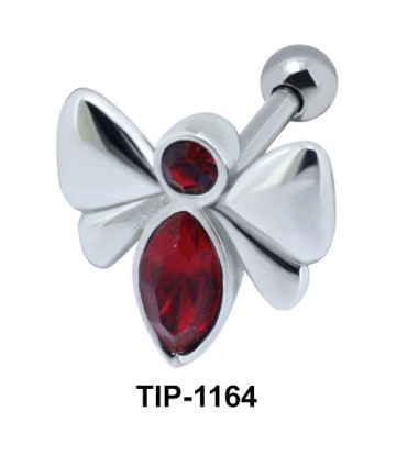 Stone Butterfly Helix Ear Piercing TIP-1164